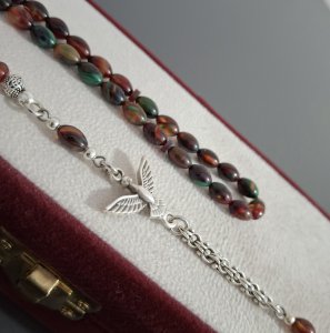 HARELİ ATEŞ KEHRİBAR (bilek boy)