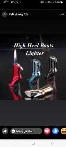 ÇİZME GÖRUNUMLU GAZLI ÇAKMAK