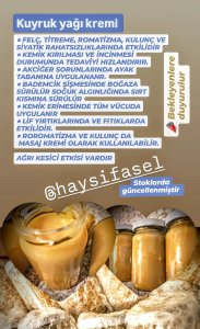 KUYRUK YAĞI KREMİ (190ml)