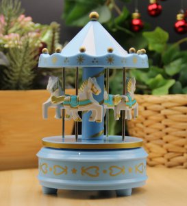 Mavi Kurmalı Müzikli Atlı Karınca