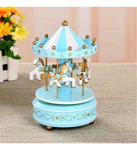 Mavi Kurmalı Müzikli Atlı Karınca