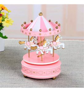 Pembe Kurmalı Müzikli Atlı Karınca