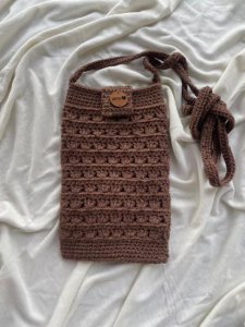 Tığ işi Telefon çanta