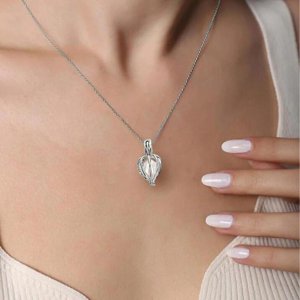 İstridye İçinde Gerçek İnci ve Gümüş Kaplama Kolye Seti