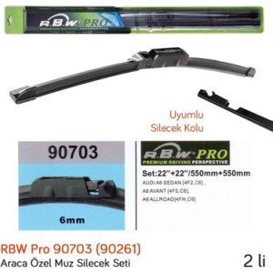 RBW--ÖN CAM SİLECEK TAKIMI 55-55CM  AUDI A6  90703