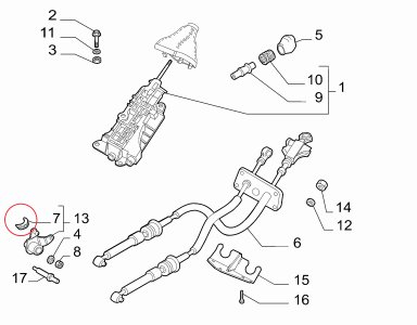 MEHA--VİTES KİLİT PARÇASI DUCATO BOXER JUMPER  1318418080