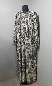 Jakarlı Reglan Kol İpek Saten Elbise