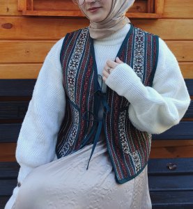 Mimoza vintage yelek