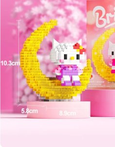 Hello Kitty Mini Moon Led Işıklı Lego Figür