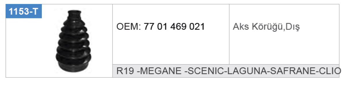 FKK--AKS KÖRÜĞÜ DIŞ R21 MEGANE1 7701469021