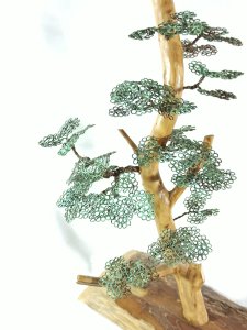 El yapımı Bakır telden ağaç