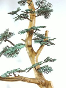 El yapımı Bakır telden ağaç