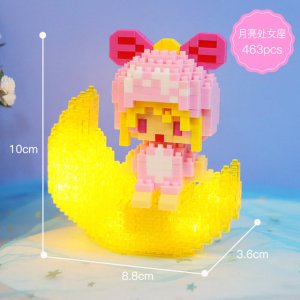 Pembeli Kız Işıklı Mini Moon Lego Figür