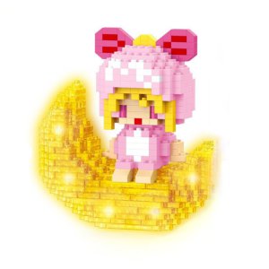 Pembeli Kız Işıklı Mini Moon Lego Figür
