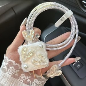 Iphone Şarj Cihazı ve Kablo Koruma Seti