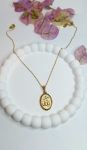 Gold renk Çelik kolye