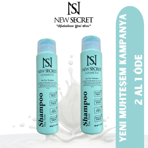 New Secret Cosmetic Tea Tree Şampuan 2 adet