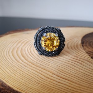 ZİRKON TAŞLI GÜMÜŞ YÜZÜK