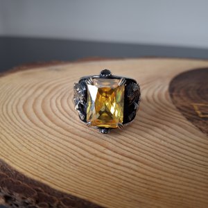 ZİRKON TAŞLI GÜMÜŞ YÜZÜK