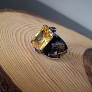 ZİRKON TAŞLI GÜMÜŞ YÜZÜK