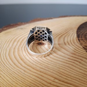 ZİRKON TAŞLI GÜMÜŞ YÜZÜK