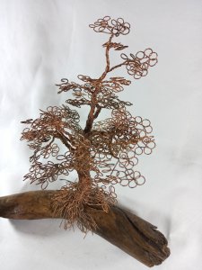 Bakır telden ağaç