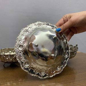 Gümüş kaplama şekerlik seti