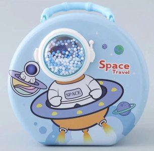 Space Travel Astronot Şifreli Kumbara Mavi