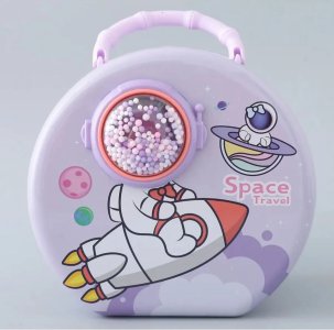 Space Travel Astronot Şifreli Kumbara Pembe