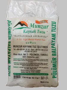 Munzur Tuz- Doğal kaynak Tuzu  5 Kg