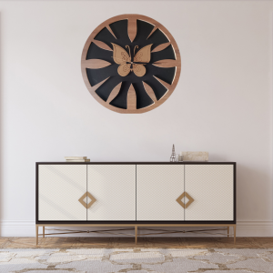 AHŞAP DUVAR SAATİ EV OFİS HER ALANDA KULLANABİLECEĞİZ ÖZEL TASARIM