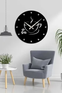 AHŞAP DUVAR SAATİ EV OFİS HER ALANDA KULLANABİLECEĞİZ ÖZEL TASARIM