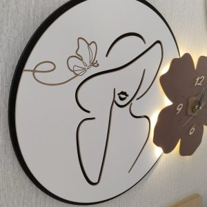 AHŞAP DUVAR SAATİ EV OFİS HER ALANDA KULLANABİLECEĞİNİZ ÖZEL TASARIM