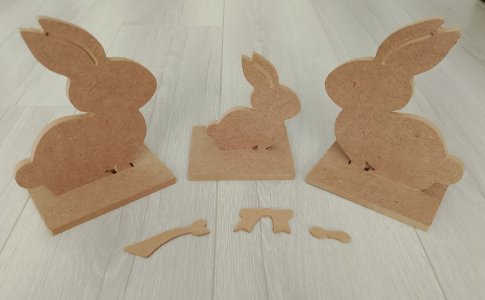 TAVŞAN 3'LÜ BOYANABİLİR OBJE