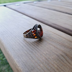 ZİRKON TAŞLI GÜMÜŞ YÜZÜK