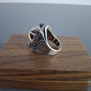 KUBBELİ ZŞRKON TAŞLI GÜMÜŞ YÜZÜK