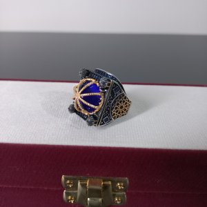 KUBBELİ ZŞRKON TAŞLI GÜMÜŞ YÜZÜK