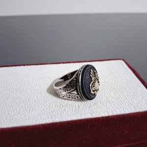 OSMANLI TUGRALI GÜMÜŞ YÜZÜK