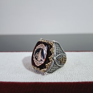 OSNANLI TUGRALI GÜMÜŞ YÜZÜK