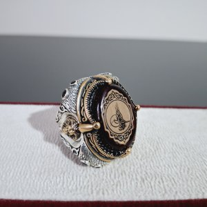 OSMANLI TUGRALI GÜMÜŞ YÜZÜK