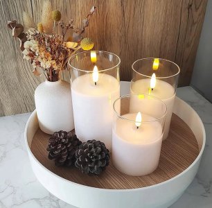 Luma Decore Led Mum 3'lü Kumandalı