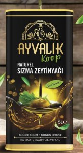 Ege’nin Kalbinden Naturel Sızma Zeytinyağı – Soğuk Sıkım, Taş Baskı Lezzet (5 Litre)