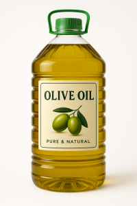 Ayvalık Soğuk Sıkım Naturel Sızma Zeytinyağı 5L – Pet Şişe, Katkısız, Erken Hasat