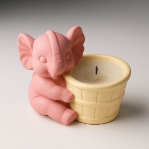 Lavanta Kokulu Dekoratif Mum