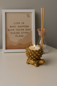 Lavanta Kokulu Dekoratif Mum