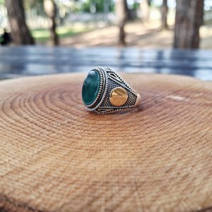 AKİK TAŞLI GÜMÜŞ YÜZÜK