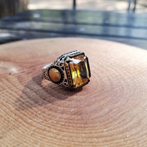 ZİRKON TAŞLI GÜMÜŞ YÜZÜK