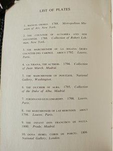 GOYA 1746 - 1828 PORTRAITS - THE LITTLE LIBRARY OF ART.