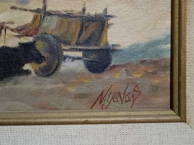 TUVAL ÜZERİNE YAĞLI BOYA TABLO KOLEKSİYONLUK.