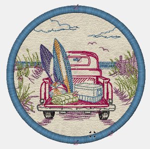 6 Adet Bardakaltı Nakış Deseni